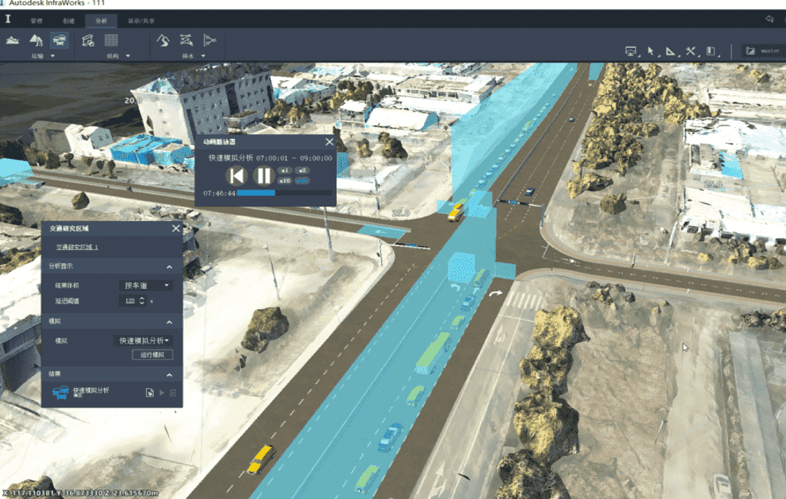 BIM-交通导改计划模拟